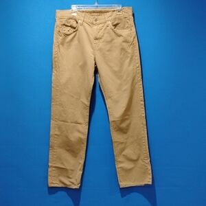 7 For All Mankind Tan Chinos Classic Straight Leg